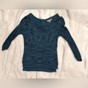 Lucky Brand loose knit 3/4 sleeve sweater